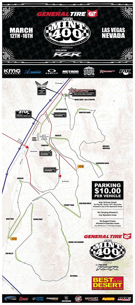 Mint 400 Desert Race Map | Gadgets 2018