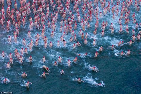 Dark Mofo Nude Swimmers Take Plunge For Annual Winter Solstice Dip