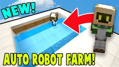 New Auto Afk Robot Grinding Farm Minecraft Skyblock Pvpwars Youtube