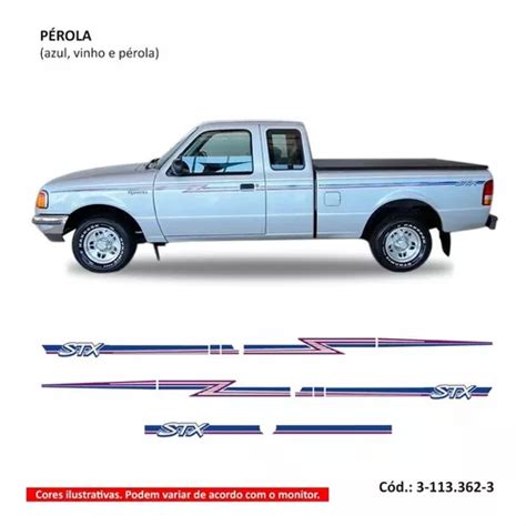 Faixa Adesivo Ford Ranger Stx Modelo 1995 96 E 97 Original