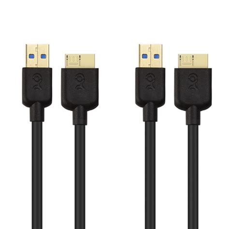 2-Pack Micro USB 3.0 Cable