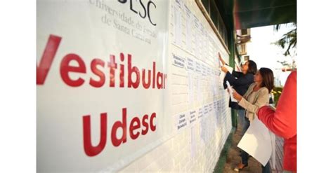 Udesc Divulga Rela O De Candidatos Por Vaga Para O Vestibular De Ver O