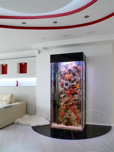 Аквариум в интерьере | Aquario na parede, Design de aquário, Interior ...