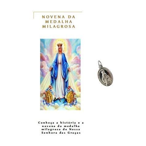 Novena Em Folheto História Da Medalha Milagrosa Medalha