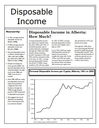 Free 10 Disposable Income Samples In Pdf Doc