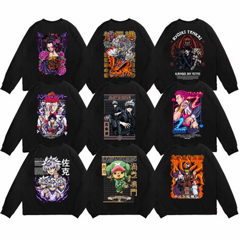 Sweater Crewneck Anime Manga Hisoka Chrollo Lucifer Killua Zoldyck