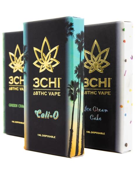 3chi Delta 8 1ml Disposable Vape Hemp Based Cbd Delta 8