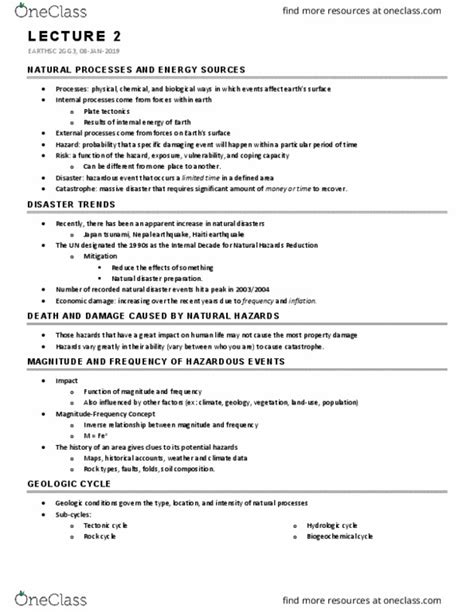 Earthsc Gg Midterm Exam Guide Comprehensive Notes For The Exam