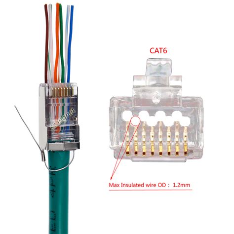 Shielded Ez Rj45 Pass Through Connector