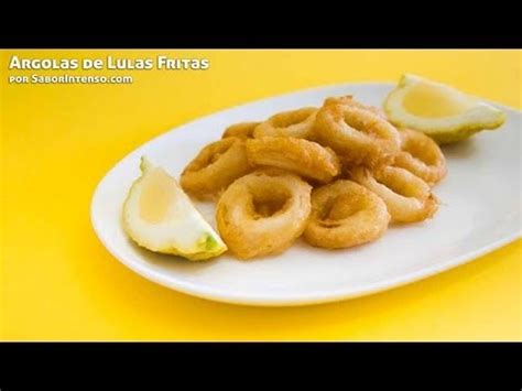 Receita De Argolas De Lulas Fritas Youtube