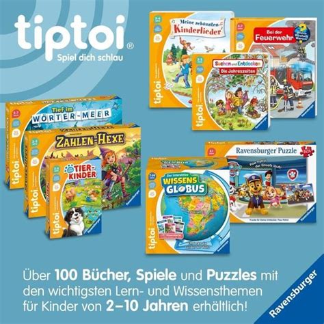 Ravensburger 00114 Tiptoi Starter Set Stift Buch Auf Dem