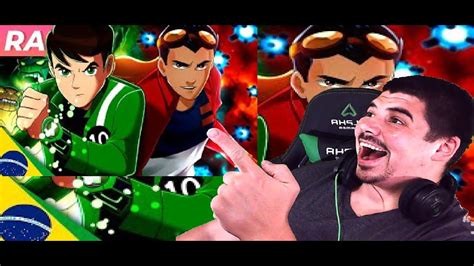 React Rap do Ben 10 e Mutante Rex Heróis Unidos UM OBJETIVO IRON