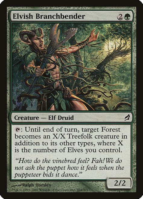 Elvish Branchbender · Lorwyn Lrw 204 · Scryfall Magic The Gathering