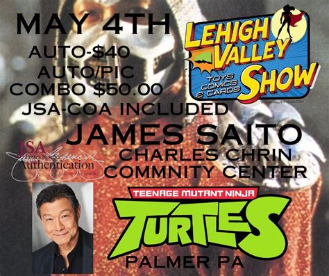 Meet James Saito-TMNT Shredder, 4100 Green Pond Road, Easton, PA, United States, Pennsylvania ...