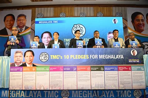 Tmc Releases Poll Manifesto Pledges In Meghalaya The Shillong Times