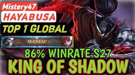 MANIAC Shadow King Hayabusa Best Build Gameplay Top 1 Global