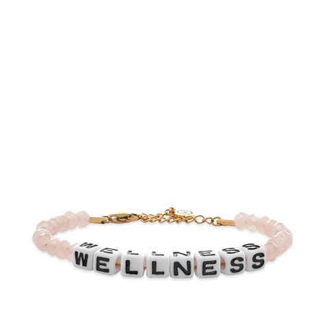 Sporty And Rich Wellness Pearl And Bead Bracelet Pink End Kr