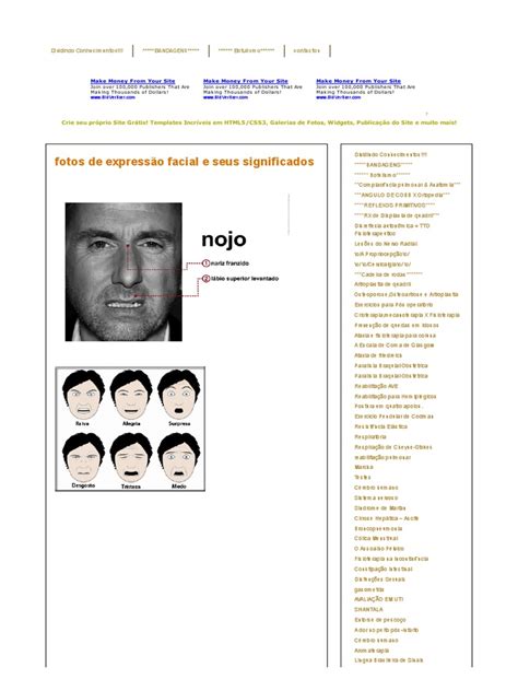 Pdf Fotos De Expressão Facial E Seus Significados Dokumentips