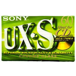 SONY UX S 60 1999 2001 EU Audiokazety Mc Kazety Prodej