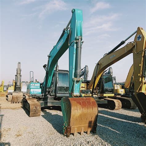 High Quality Secondhand Kobelco Sk210 Crawler Excavator Original Used