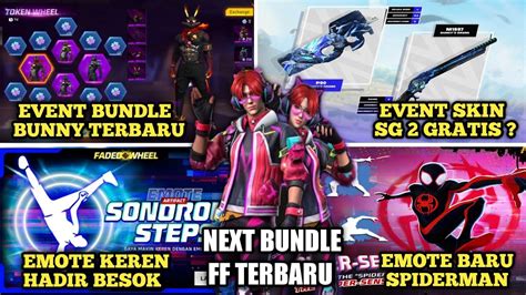 BOCORAN FFSKIN SHOTGUN 2 TERBARU BUNDLE BUNNY TERBARU EVENT EMOTE