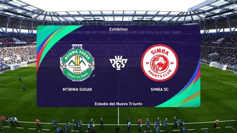 Mtibwa Sugar Vs Simba SC 11 03 2023 NBC Premier League PES 2021 YouTube