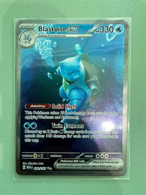 Pokemon Card Blastoise Ex Sir Pcs Hobbies Toys Toys Games