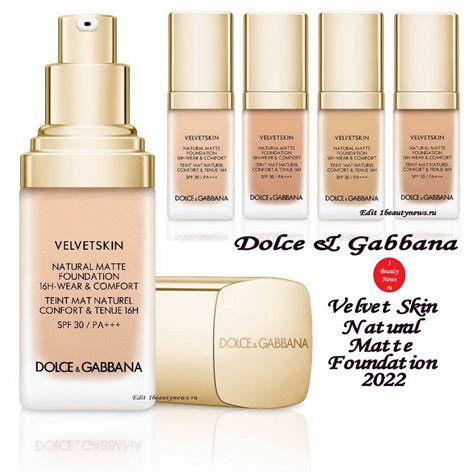 Dolce Gabbana Velvet Skin Natural Matte