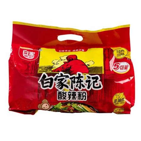 白家 陈记酸辣粉5p Bj Instant Vermivelli Spicy And Sour 5p525g Happygo