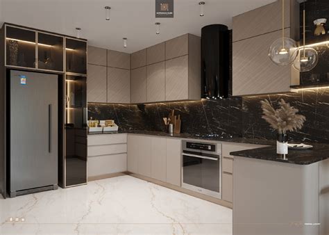 Modern Living Room & open Kitchen :: Behance