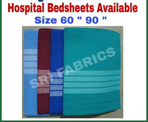 Hospital Cotton Bed Sheet Size At Best Price In Erode Id