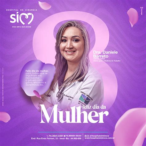 Dia Da Mulher Hospital Sim Behance