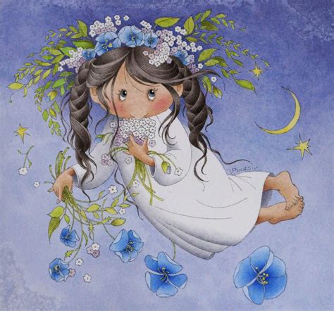 Нічна фіалка Fairy Angel, Angel Art, Good Night Greetings, Angel Crafts ...