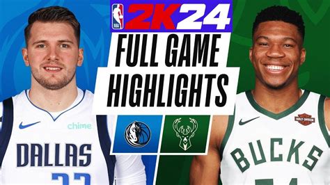 Nba Regular Season Dallas Mavericks Vs Milwaukee Bucks Nba