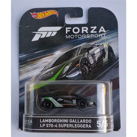 xe mô hình Hot Wheels Lamborghini Gallardo LP Superleggera Forza bad card Shopee