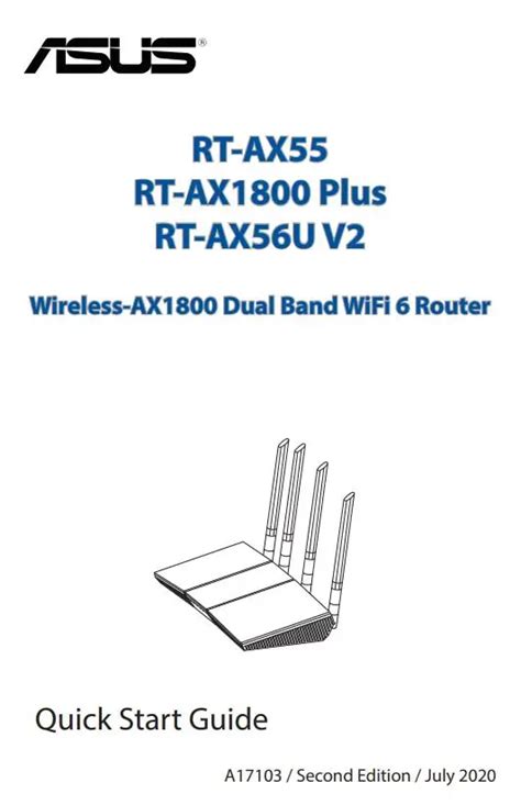 Asus Ax Wireless Dual Band Wifi Router User Guide