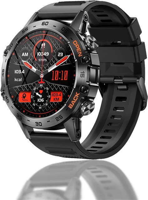 Amazon K Military Smart Watch For Men Outdoor Bluetooth Sports