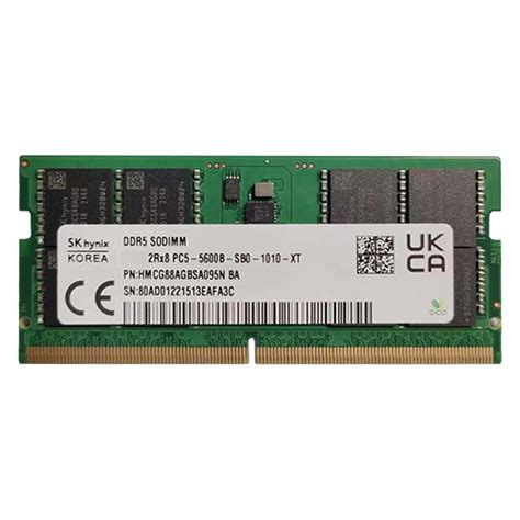 Ram Ddr5 Laptop Sk Hynix 16gb 5600mhz