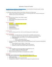 Alterations In Endocrine Function Docx Alterations In Endocrine