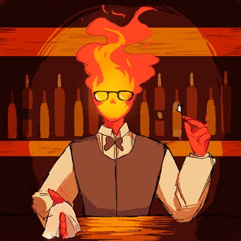 Grillby By Wandella On Deviantart