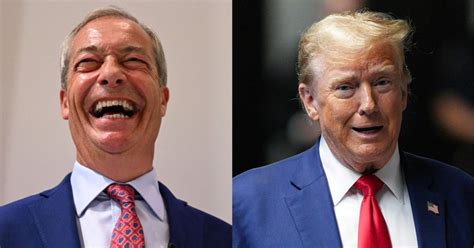 Donald Trump l a felicitat pe Nigel Farage pentru că a intrat în