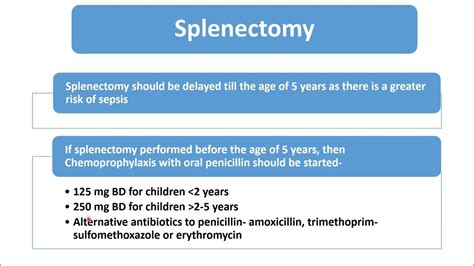 Thalassemia Major Splenectomy Pediatrics Youtube