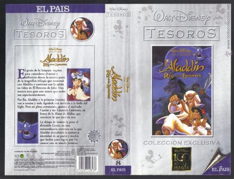 Carátula De Vhs Walt Disney Tesoros Aladd Comprar Guías