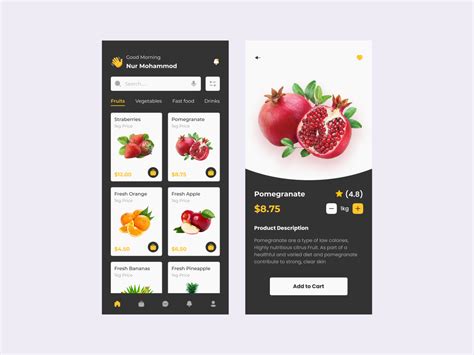 Grocery Mobile App By NUR MOHAMMAD SHEKH On Dribbble