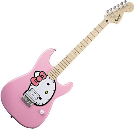 Squier Hello Kitty Stratocaster Indonesia Fuzzfaced