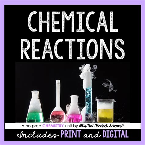 Chemical Reactions Unit - Shop | It's Not Rocket Science 