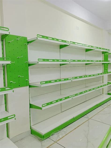 Mild Steel 5 Shelves MS Grocery Store Rack Wall Mounted At Rs 9600