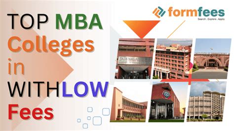 Top MBA Colleges In India With Low Fee Formfees