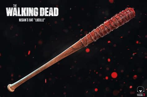 Bat negan lucille model - TurboSquid 1239528