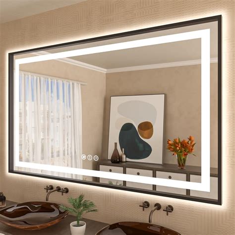 Amazon Amorho X Led Bathroom Mirror Framed Front Light And